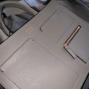 OAD New York Kit Tote Pebble Gray Satchel Handbag